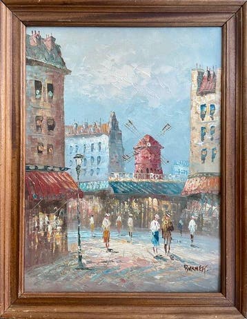 Caroline Burnett (1877-1950) - Paris - Le Moulin Rouge