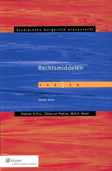 Rechtsmiddelen / Studiereeks burgerlijk procesrecht, Verzenden, Gelezen, R.P.J.L. Tjittes