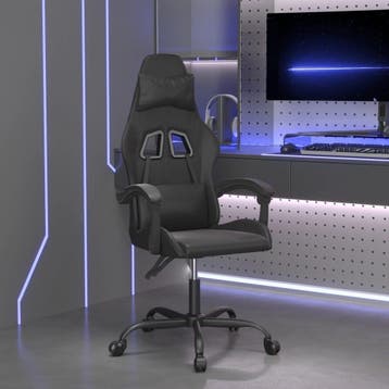 vidaXL Gamestoel kunstleer zwart, Huis en Inrichting, Stoelen, Verzenden, Nieuw