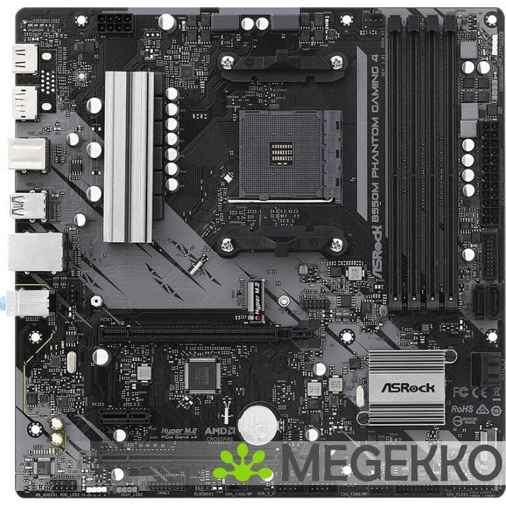 Asrock B550M Phantom Gaming 4, Computers en Software, Overige Computers en Software, Nieuw, Verzenden