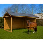 Extension abri de prairie en bois pour cheveaux 3x3m +