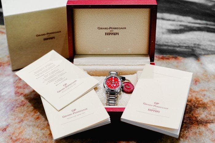 Girard-Perregaux - Girard-Perregaux pour Ferrari Chronograph, Handtassen en Accessoires, Horloges | Heren