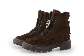 Nubikk Veterboots Meisjes in maat 26 Bruin, Kinderen en Baby's, Kinderkleding | Schoenen en Sokken, Verzenden, Jongen of Meisje