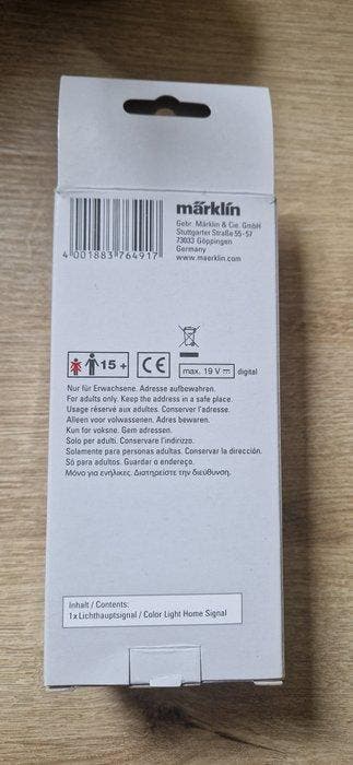 Märklin H0 - 76491 - Signalen (1) - Lichthoofdsein - DB, Hobby en Vrije tijd, Modeltreinen | H0
