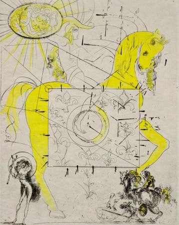 Salvador Dali (1904-1989) - Chevalier Royal de LApocalypse