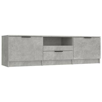Meuble TV 140cm Gris Beton - Retour client verifie -41%, Verzenden, Nieuw