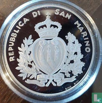 San Marino 10 euro 2011 (PROOF) 10th anniversary Euro co..., Verzenden, Losse munt