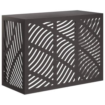 vidaXL Air Conditioner Hoes Zwart 110 x 50 x 80 cm Staal, Electroménager, Climatiseurs, Verzenden