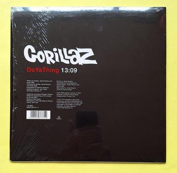 Gorillaz - DoYaThing - Rare 10 single-sided vinyl - Limited