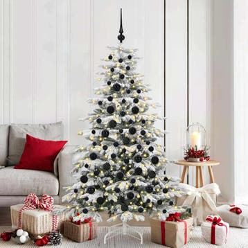 vidaXL Kerstbal Set 120 st 300 LEDs Warmwit Ø 6 cm, Verzenden