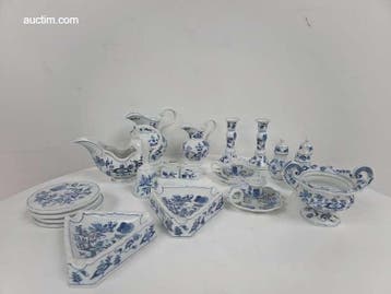 24-delig porseleinen servies Blue Danube, Maison & Meubles, Cuisine | Vaisselle