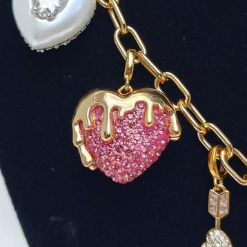 Swarovski - Gold plated metal - Ketting - Idyllia crystal