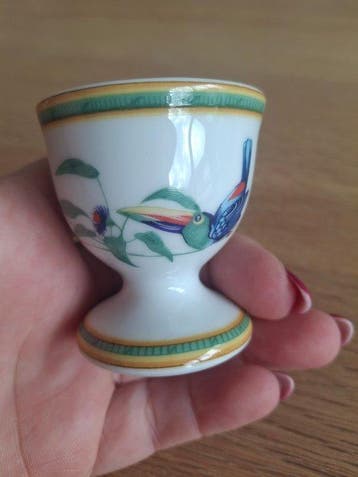 Hermes - Eierdopje - Toucan - Porselein - Exclusief