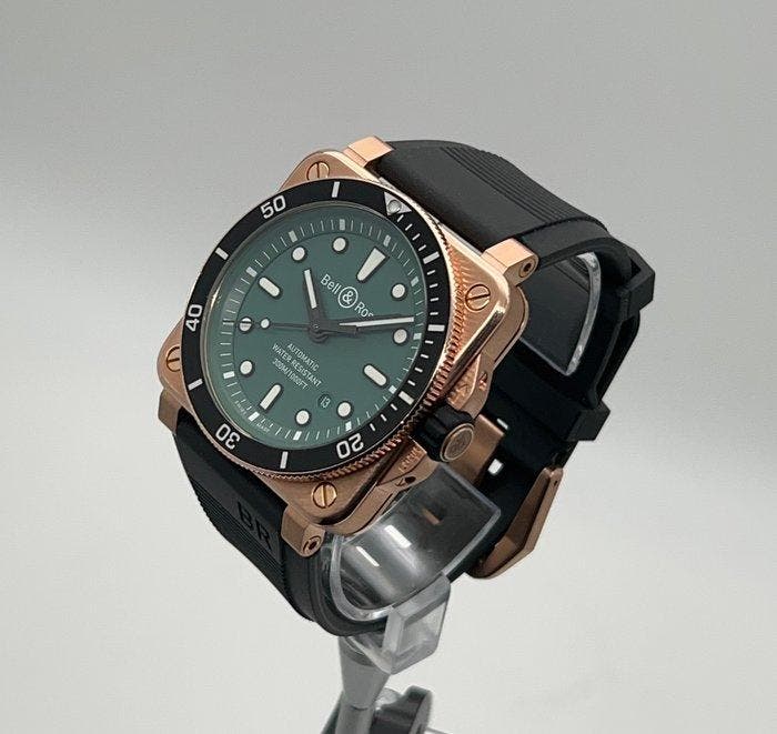 Bell &amp; Ross - Br 03-92 Diver Black Green Limited -, Bijoux, Sacs & Beauté, Montres | Hommes