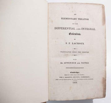 Lacroix / Babbage [Computing Pioneer] - Differential and