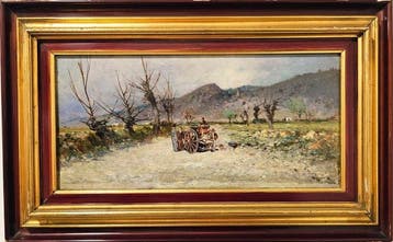 Giuseppe Laezza (1835-1905) - La piana di Monteforte