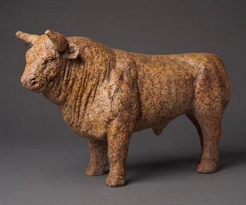 Beeld, XL MGO Stier 56.6 cm / 4.2 kg - 35 cm - MGO