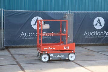Veiling: Masthoogwerker Skyjack SJ16 Elektrisch 227kg 5.6m 2, Ophalen