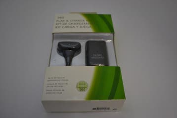 XBOX 360 Play & Charge Kit (Black)