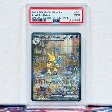 Pokémon Graded card - ALAKAZAM ex #201 - Pokémon - PSA 9, Nieuw
