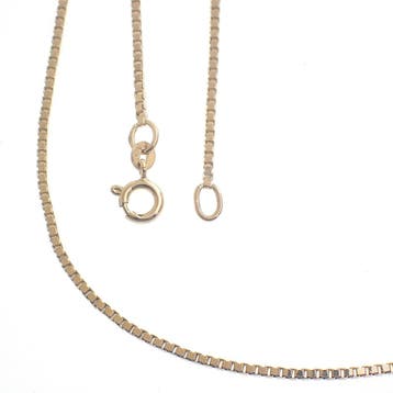 Roségouden Venetiaanse schakelketting, Ophalen of Verzenden
