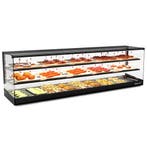 Tapasvitrine | LOGIC | Zwart | 8x 1/3 GN | +2°C/+6°C |, Zakelijke goederen, Verzenden, Nieuw in verpakking