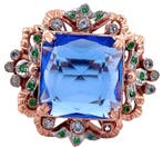 Sans prix de réserve - Bague - 9 carats Argent, Or rose