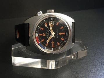 Sicura - Double Crown Dial Tropical Diver Full Genuine -