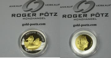 2019 Luxemburg 5 Euro 2018 Haubentaucher Fora en Fauna zi..., Verzenden, België
