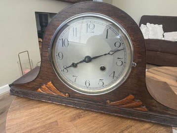 Pendule - Antiek Hout - 1920-1930