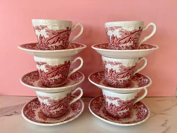 Royal Tudor Ware - Koffie- en theeservies (12) - Olde