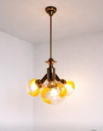 Lampe à suspendre - Laiton doré, Verre de Murano