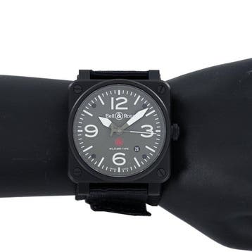 Bell & Ross - Military - Zonder minimumprijs - BR03-92-S -, Nieuw