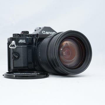 Canon A-1 with Tamron 28-200mm f/3.8-5.6 Aspherical lens, Nieuw