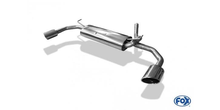 FOX Opel Mokka 4x4 & 4x2 einddemper rechts/links - 115x85 ty, Autos : Pièces & Accessoires, Systèmes d'échappement, Envoi