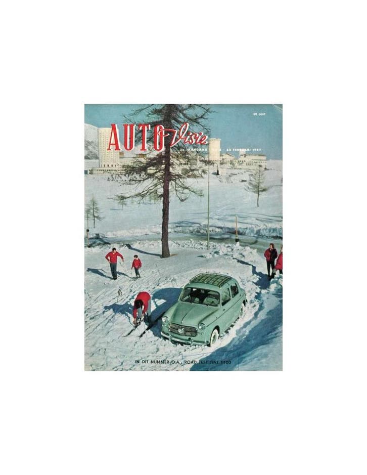 1957 AUTOVISIE MAGAZINE 04 NEDERLANDS, Livres, Autos | Brochures & Magazines, Enlèvement ou Envoi