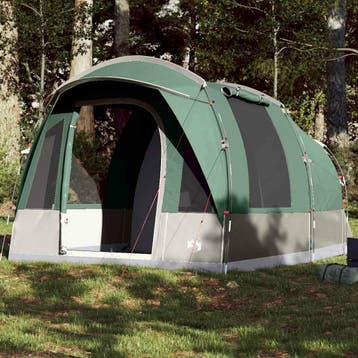 vidaXL Tunneltent 3-persoons waterdicht groen, Verzenden, Nieuw