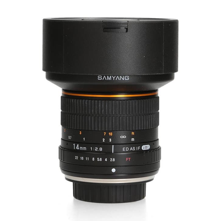 Samyang 14mm f/2.8 ED AS IF UMC Olympus - Micro Four Thirds, Audio, Tv en Foto, Fotografie | Fotostudio en Toebehoren, Zo goed als nieuw