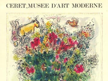 Marc Chagall (1887-1985) - Bouquet multicolore, affiche
