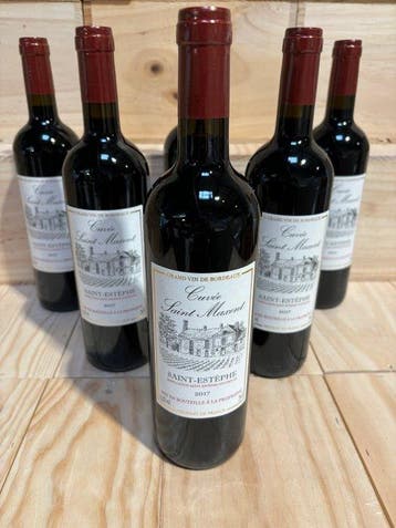 2017 Cuvée Saint Maxent - Saint-Estèphe - 6 Flessen (0.75