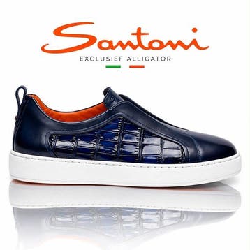 Santoni - Sneakers - Maat: EU 45 - Nieuw met tags, Nieuw