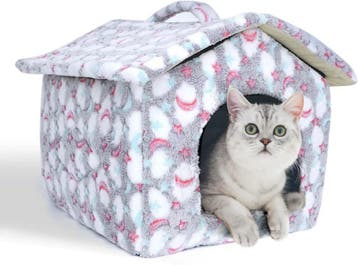 Kattenmand - Kattenhuis - Wigwam - Grijs - Nobleza •, Dieren en Toebehoren, Verzenden, Nieuw