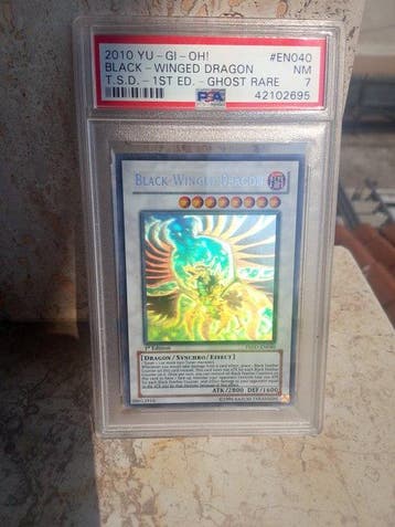 Konami - 1 Graded card - Yu-Gi-Oh! - Black-Winged Dragon
