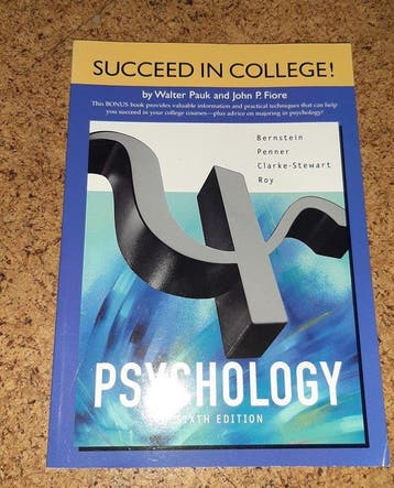 Pauk Chapters for Bernstein/Penner/Clarke - Psychology, Verzenden, Nieuw