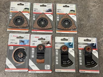 Veiling - Bosch multitool toebehoren set 7-delig, Bricolage & Construction