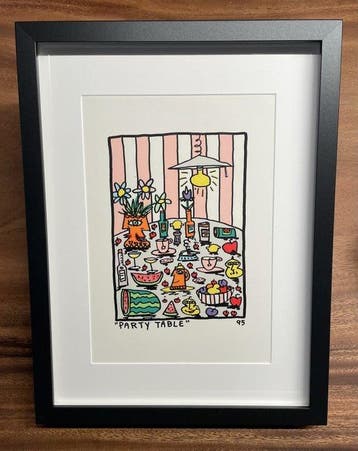 James Rizzi (1950-2011) - Party Table