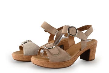 Gabor Sandalen in maat 39 Beige, Verzenden, Beige, Gabor, Sandalen of Muiltjes