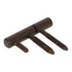 ODShop inboorpaumelle voor houten deuren en kozijnen brons, Nieuw