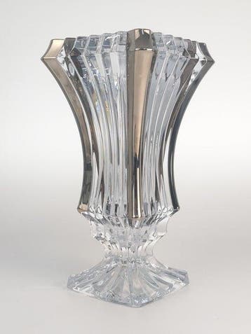 Bohemia Crystal - Vaas - Praag - Kristal, platina - Geen, Antiek en Kunst