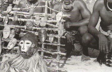 Inwijdingsmasker - Lega - DR Congo (Zonder minimumprijs), Antiek en Kunst, Kunst | Niet-Westerse kunst